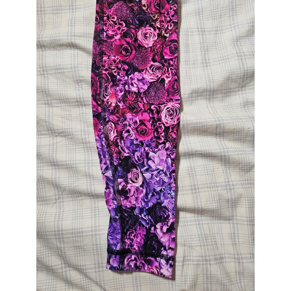 Lululemon Wunder Under Nulux High Rise Tight In Bloom Multi 28" Inseam, Size 6 - Picture 3 of 13